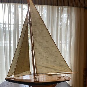 Wood sailing ship